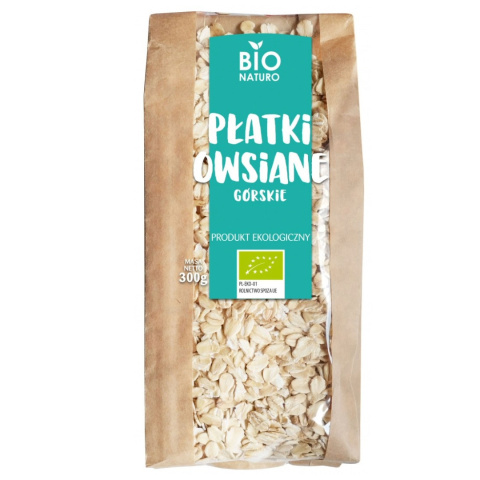 Płatki owsiane górskie BIO 300g / BioNaturo