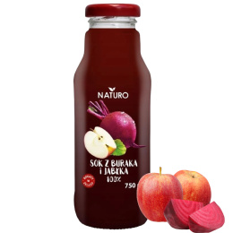 Rote-Beete-Apfelsaft 750 ml Naturo